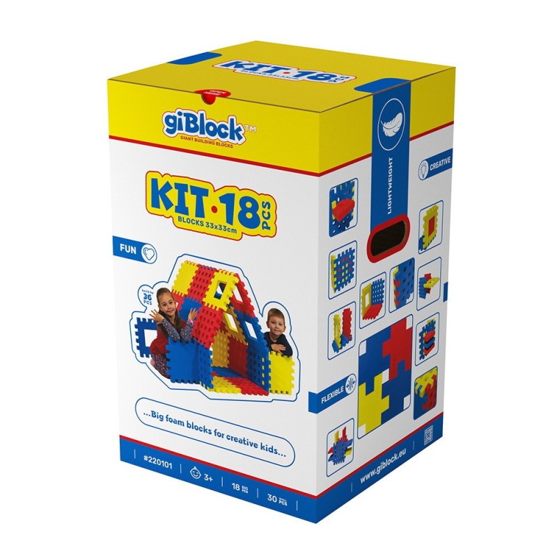 giBlock krabica - ľahké big waffle bloky